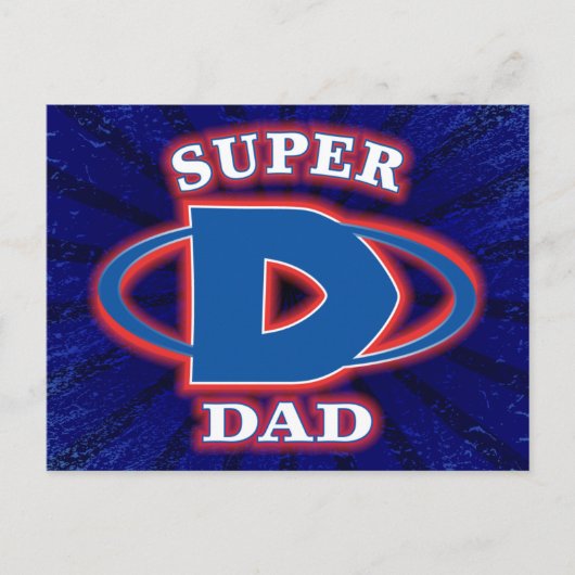 Super Dad Briefkaart (Voorkant)