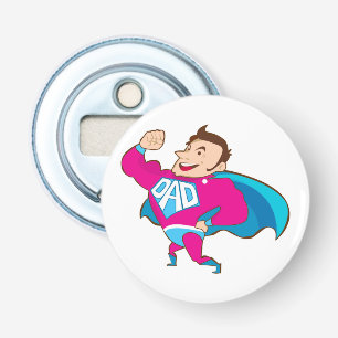 SUPER DAD BUTTON FLESOPENER