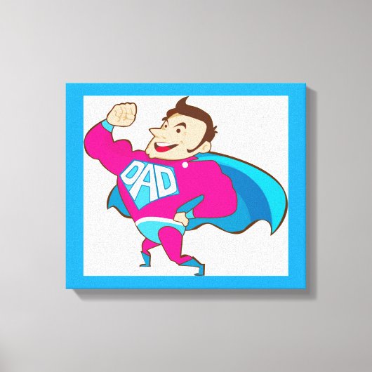 SUPER DAD CANVAS AFDRUK (Voorkant)