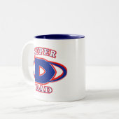Super Dad Coffee Mok (Voorkant links)