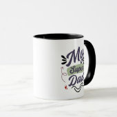 Super Dad Coffee Mug – Hero Dad Gift Idea Mok (Voorkant rechts)