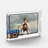 Super Dad Comic Book Photo Gift for Dad Keepomwill Fotoblokken (Links)