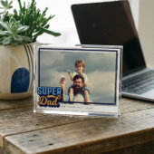 Super Dad Comic Book Photo Gift for Dad Keepomwill Fotoblokken