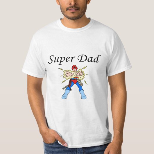 Super Dad (Electric) T-shirt (Voorkant)
