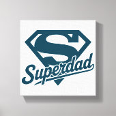 Super Dad Ever Canvas Afdruk (Voorkant)