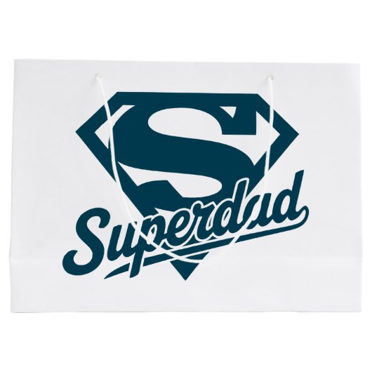 Super Dad Ever Groot Cadeauzakje (Achterkant)