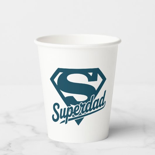 Super Dad Ever Papieren Bekers (Achterkant)