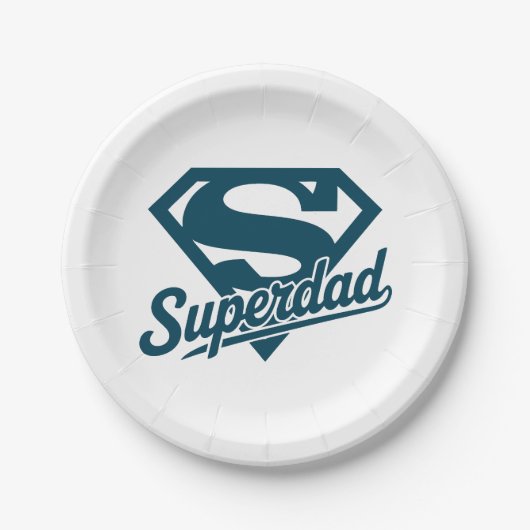 Super Dad Ever Papieren Bordje (Voorkant)