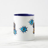 Super Dad Foto's The Man, Myth, Legend Monogram Mok (Midden)