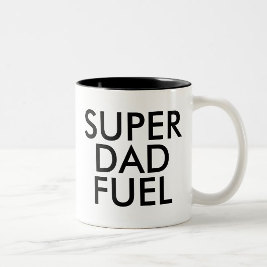 Super Dad Fuel Mok | Daggeschenk vader (Rechts)