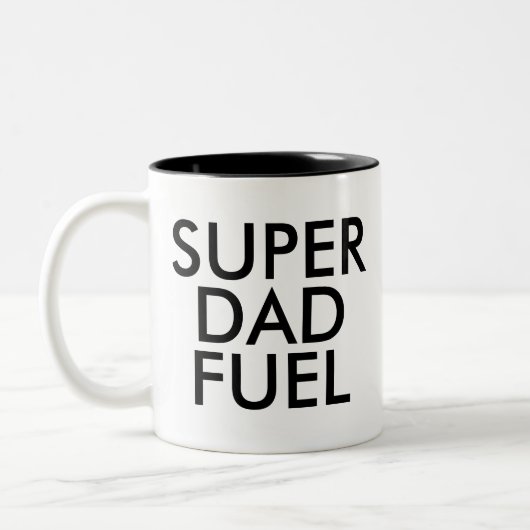 Super Dad Fuel Mok | Daggeschenk vader (Links)