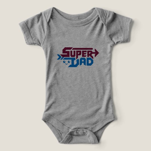 Super Dad Gamer Gift – Cute Retro (Design voorkant)