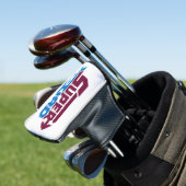 Super Dad Gamer Gift – Cute Retro Golfheadcover (Insitu)