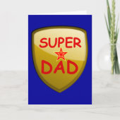 Super Dad Gold Shield Kaart (Voorkant)
