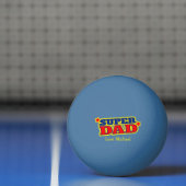 Super dad graphics en je eigen foto pingpongbal (Net)