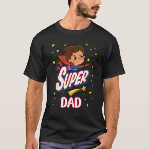 Super Dad Grappige Superheld Familie Moederdag T-shirt