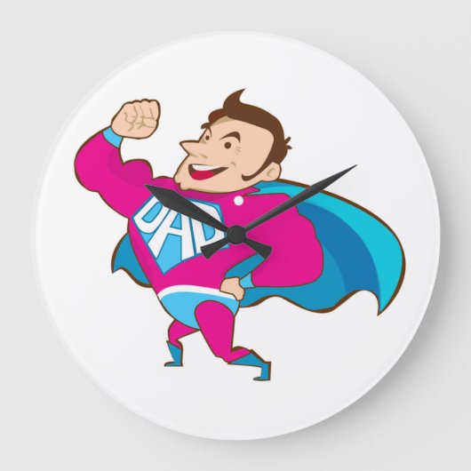 SUPER DAD GROTE KLOK (Voorkant)
