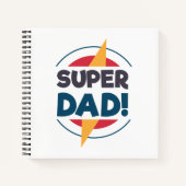 Super Dad Happy Vaderdag | NOTITIEBOEK (Voorkant)