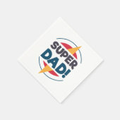 Super Dad Happy Vaderdag | Servet (Hoek)