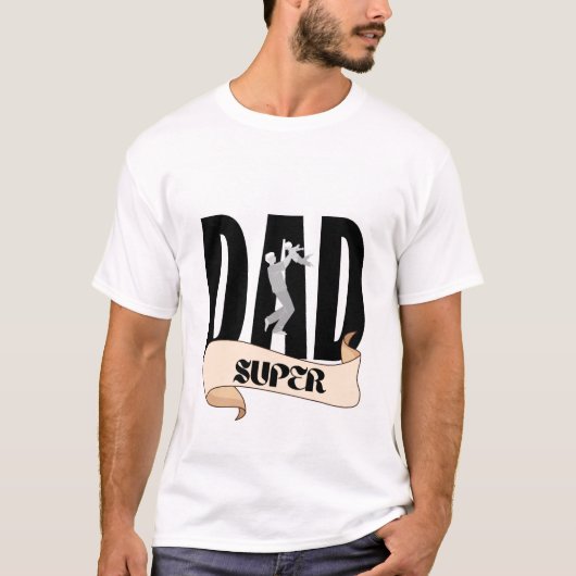 Super Dad Held – Perfecte Vaderdag Shirt (Voorkant)