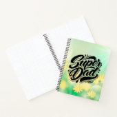 Super Dad Held Typography Ontwerp-67888 Notitieboek (Binnen)