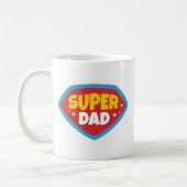Super Dad Hero Shield Koffiemok (Links)