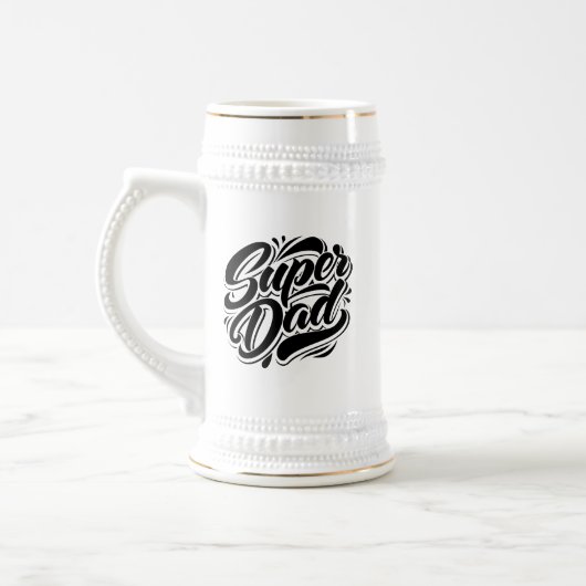 Super Dad Hero Typografie Ontwerp-67888 Bierpul (Links)