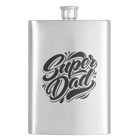 Super Dad Hero Typografie Ontwerp-67888 Flacon (Voorkant)