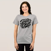 Super Dad Hero Typography Design-67888 Hoodie Tri-Blend Shirt (Voorkant volledig)