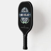 Super Dad Husband Hero Vaderdag Custom Pickleball Paddle (Links)