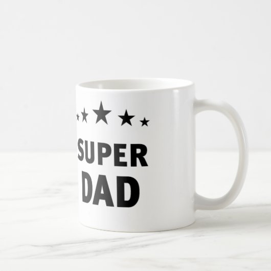 Super Dad – Kaffe/Tee Tasse Koffiemok (Rechts)