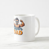 Super Dad Mok - Grappig Vaderdag Cadeau (Voorkant rechts)