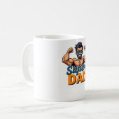Super Dad Mok - Grappig Vaderdag Cadeau (Voorkant links)