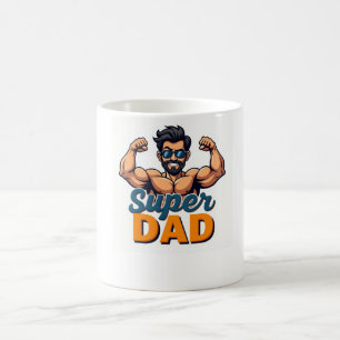 Super Dad Mok - Grappig Vaderdag Cadeau