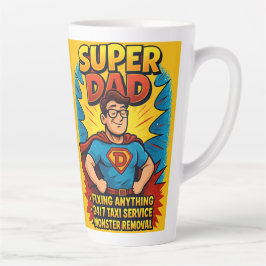 Super Dad Mok: het perfecte Vaderdag cadeau! Latte Mok