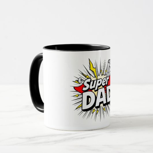 Super Dad Mok - het ultieme heldengeschenk (Voorkant links)