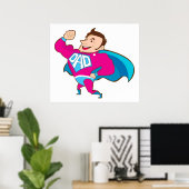 SUPER DAD POSTER (Thuiskantoor)