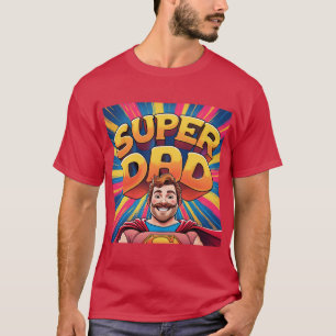 Super Dad – Retro T-shirt voor papa