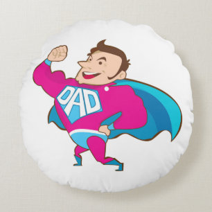 SUPER DAD ROND KUSSEN
