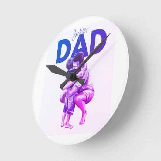 Super dad ronde klok (Hoek)