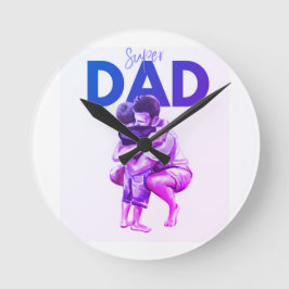 Super dad ronde klok