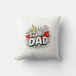 Super Dad Sierkussen - Heroïsch comfort voor papa