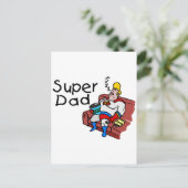 Super Dad (Slapen) Briefkaart (Staand voorkant)