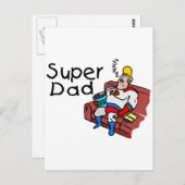 Super Dad (Slapen) Briefkaart (Voorkant / Achterkant)