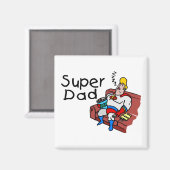 Super Dad (Slapen) Magneet (Voorkant / Achterkant)