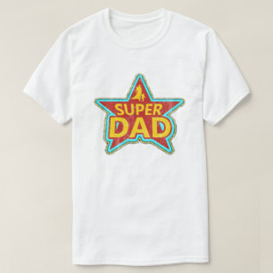 Super Dad Star T-shirt