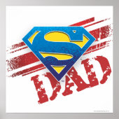 Super Dad Stripes Poster (Voorkant)
