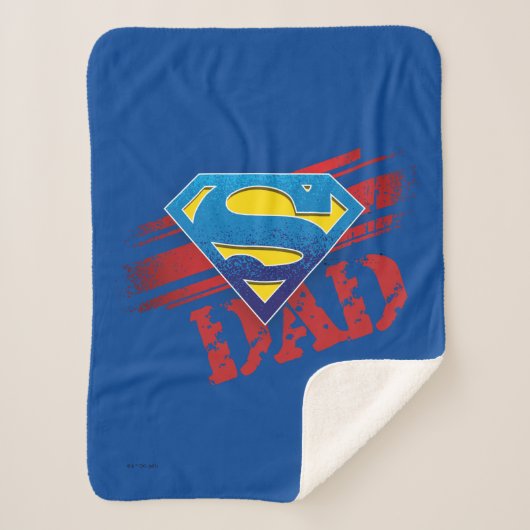 Super Dad Stripes Sherpa Deken (Voorkant)