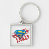 Super Dad Stripes Sleutelhanger (Voorkant)