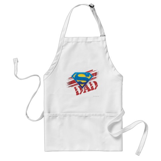 Super Dad Stripes Standaard Schort (Voorkant)